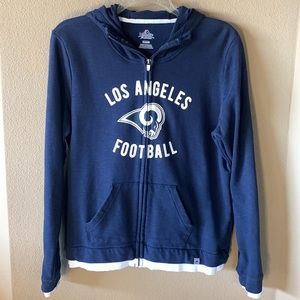 EDUC Los Angeles Rams zippy hoodie, women's XL/XG/XG